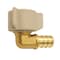Apollo 1/2 in. Brass PEX Barb x 1/2 in. Female Swivel 90-Degree Elbow APXFAE1212 - alternate 1